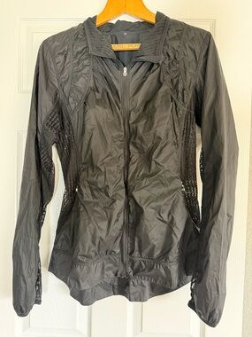 lululemon athletica Mesh-Inset Full-Zip Utility Jacket Size 10